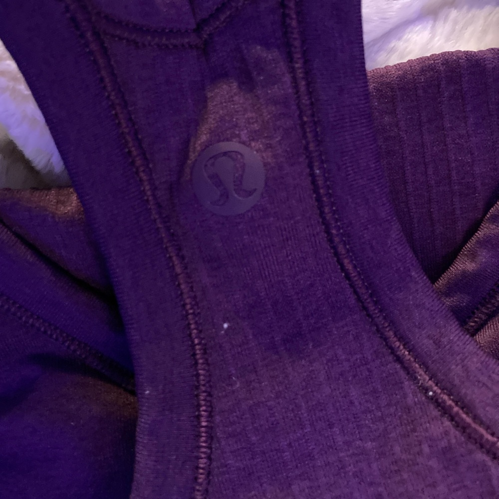 Lululemon burgundy Ebb to Street tank
